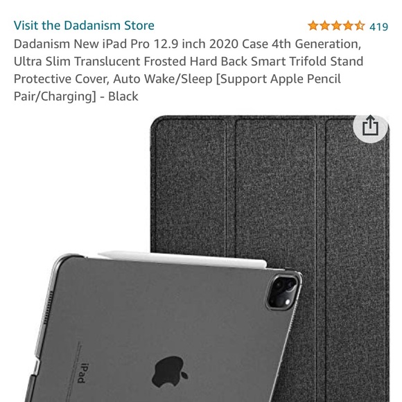 Dadanism iPad Pro 12.9 2020 case - black - Picture 4 of 5